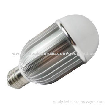 E27 LED Bulbs with 9W High-power Light Source and 100 to 240V AC Voltage